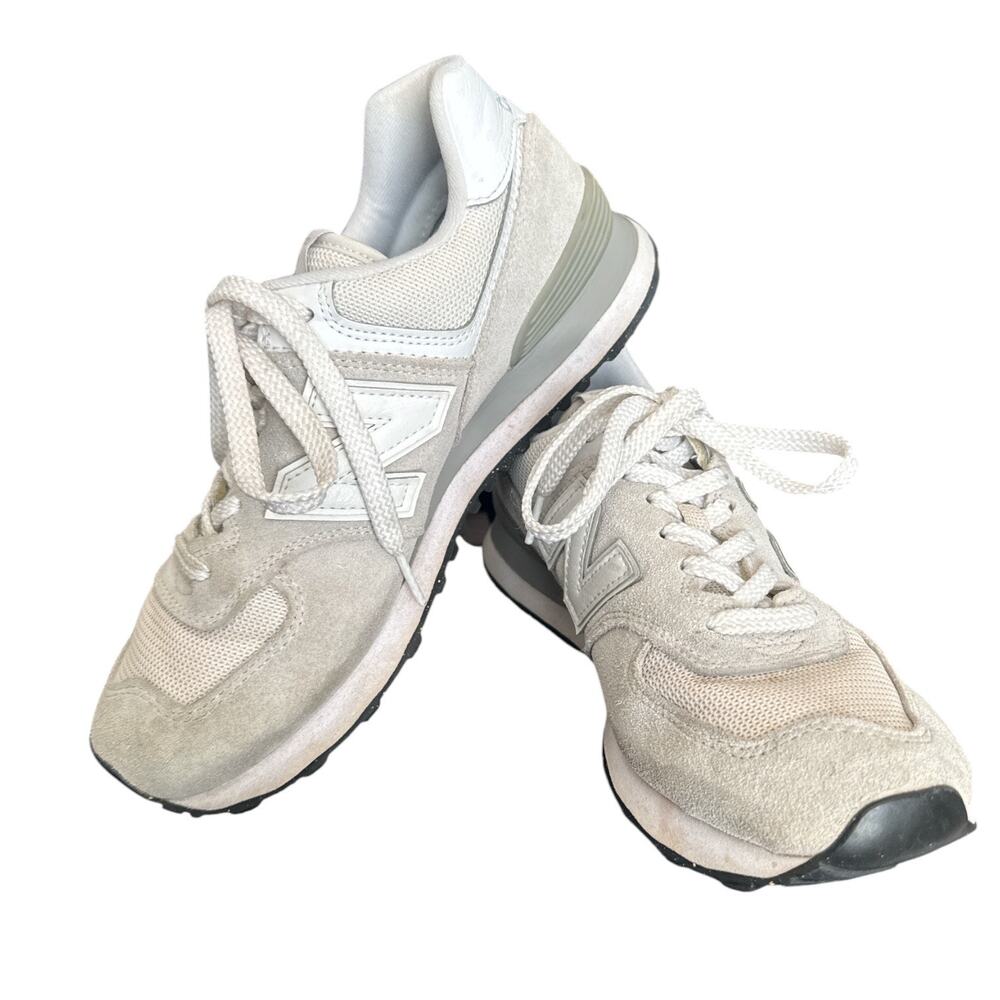 New Balance Classic 574 Nimbus Cloud Suede Mesh Upper Sneaker 8 - Picture 1 of 10